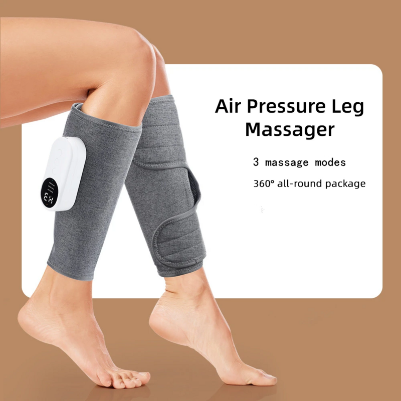 Điện chân Massager Túi khí có thể sạc lại bê thiết bị massage với 3 chế độ 360 ° gói bê USB sạc