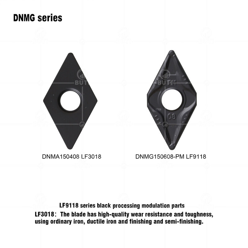 Deskar 100% DNMG150608-PM LF3018 DNMA150408ของแท้ LF9118ใบมีดกลึง mesin bubut CNC ใบมีดตัดคาร์ไบด์