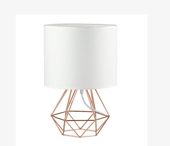 Lámpara de mesa LED de metal, estilo minimalista y moderno, para estudio, sala de estar, dormitorio y hotel