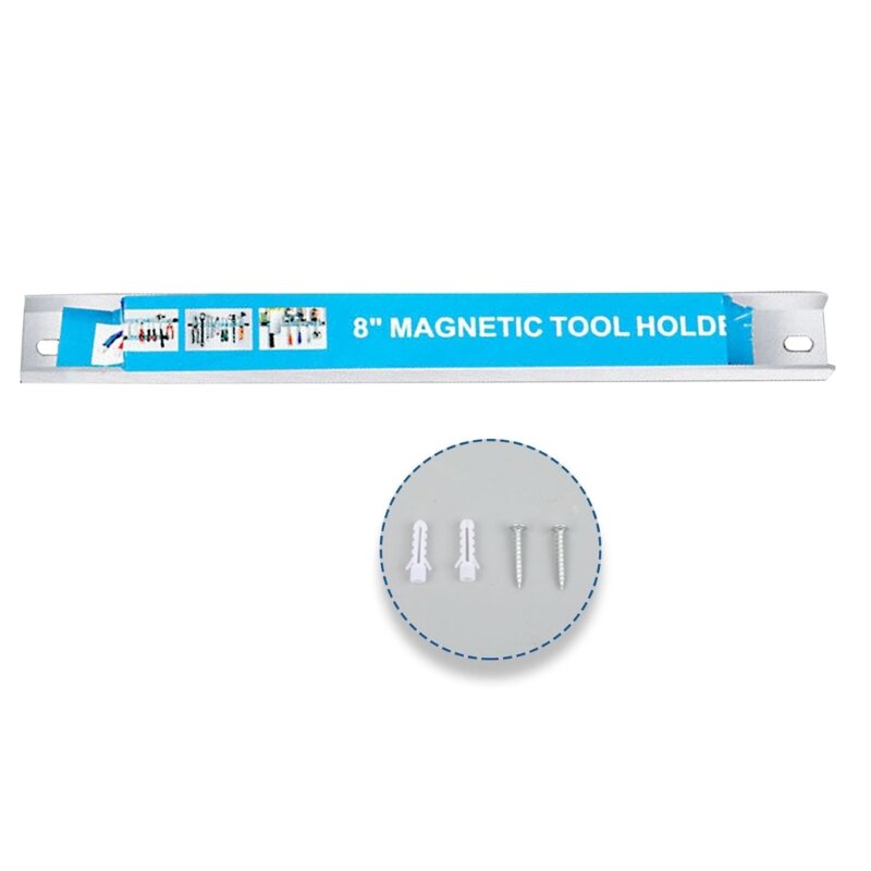 Solução eficiente armazenamento magnético para organização suporte parede ferramentas metal