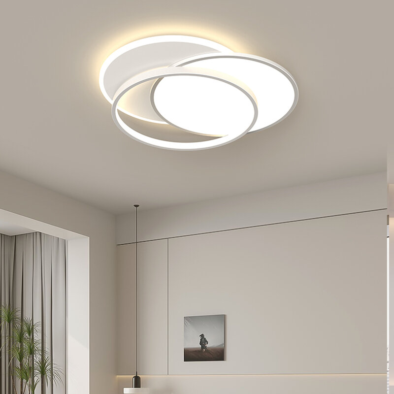 Modern minimalista sala luzes de teto, ultra-fino LED luz principal, pacote de casa inteira, lâmpada de proteção ocular minimalista