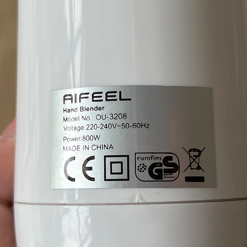 Oufeel เครื่องผสมอาหารระบบไฟฟ้าขนาดเล็กแบบพกพาเครื่องปั่นอาหารเด็กขนาด500มล. สำหรับใช้ส่วนตัว