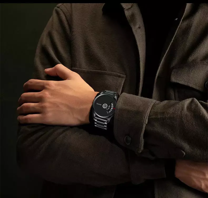 New Waterproof Men's Watch Automatic Mechanical Watch Waterproof Student Korean Fashion Trend Couple Table
