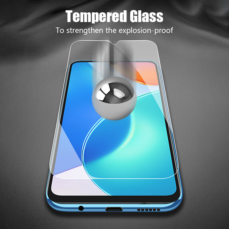 3 pezzi di vetro temperato per Honor 50 20 10 Lite 8X 9X X8 proteggi schermo per Huawei P20 P30 P40 Lite P Smart Z 2021 Y7 Y6 2019