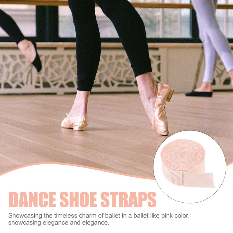 Cordones de Ballet en polvo, zapatos puntiagudos, cinta decorativa de lona