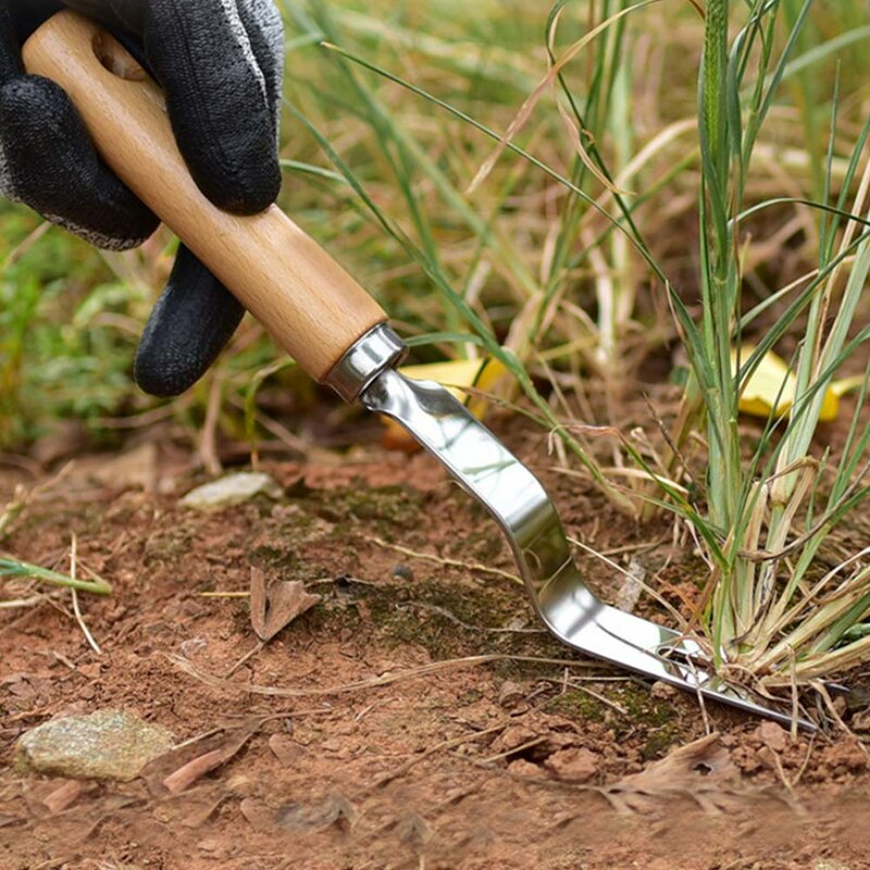 The Fork Head Weeder Extractor Patio Garden Remove Weeds Garden Shovel