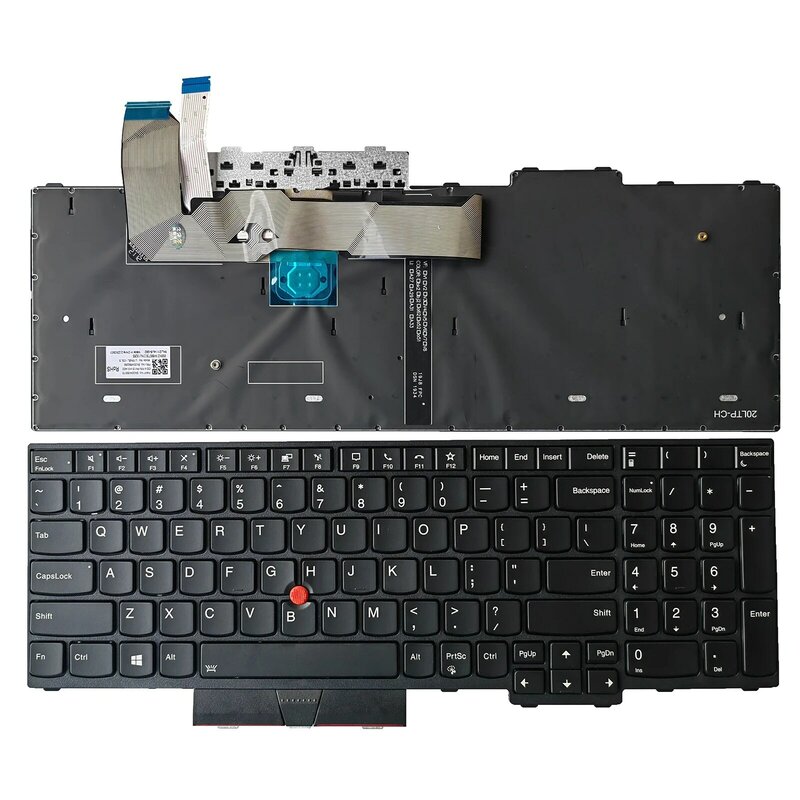 Laptop Replacement US Layout Keyboard For Lenovo Thinkpad L15 T15p Gen 1 P15v Gen 1 T15p Gen 2 P15v Gen 2