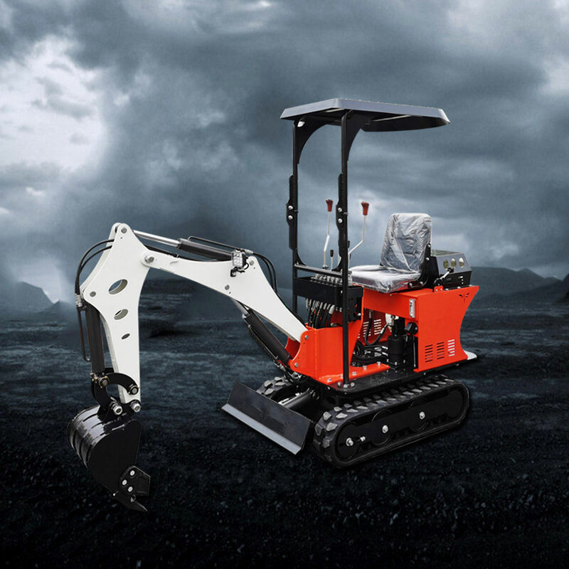 1.8 ton crawler small excavator concrete crushing agricultural micro-digging orchard small hook machine Customized