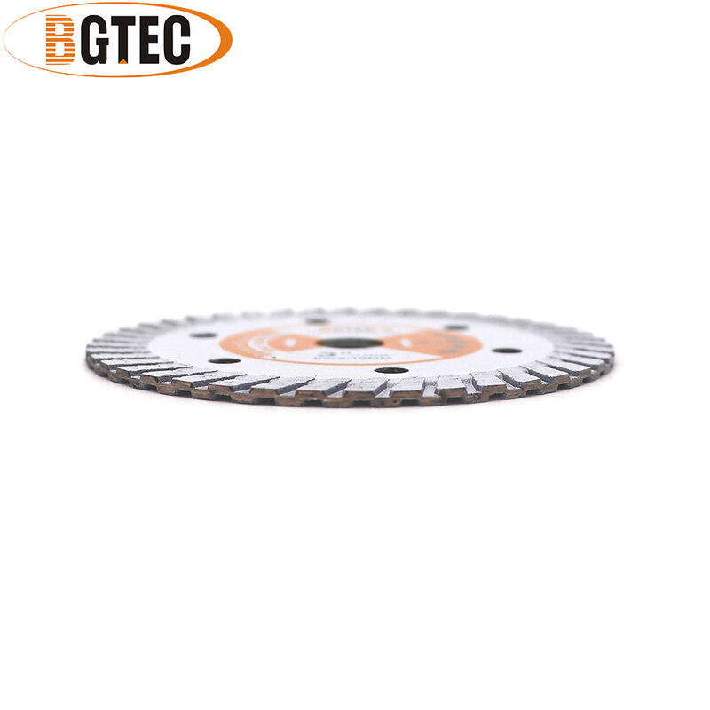 BGTEC-Mini amoladora angular de diamante Turbo, disco de corte de mármol, albañilería, granito, herramienta manual, placa de piedra, 3 "/Dia75mm