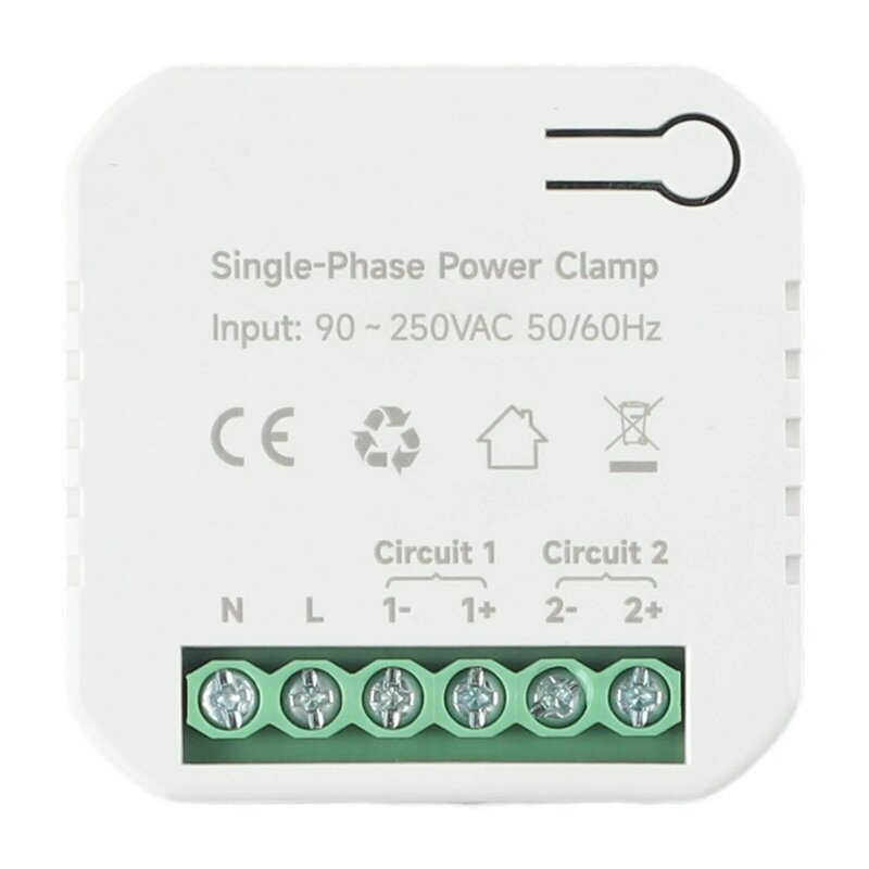 Misuratore di energia 80A WIFI con morsetto CT accessori per App kit domestici durevoli Bluetooth Power Monitor Power Statistics