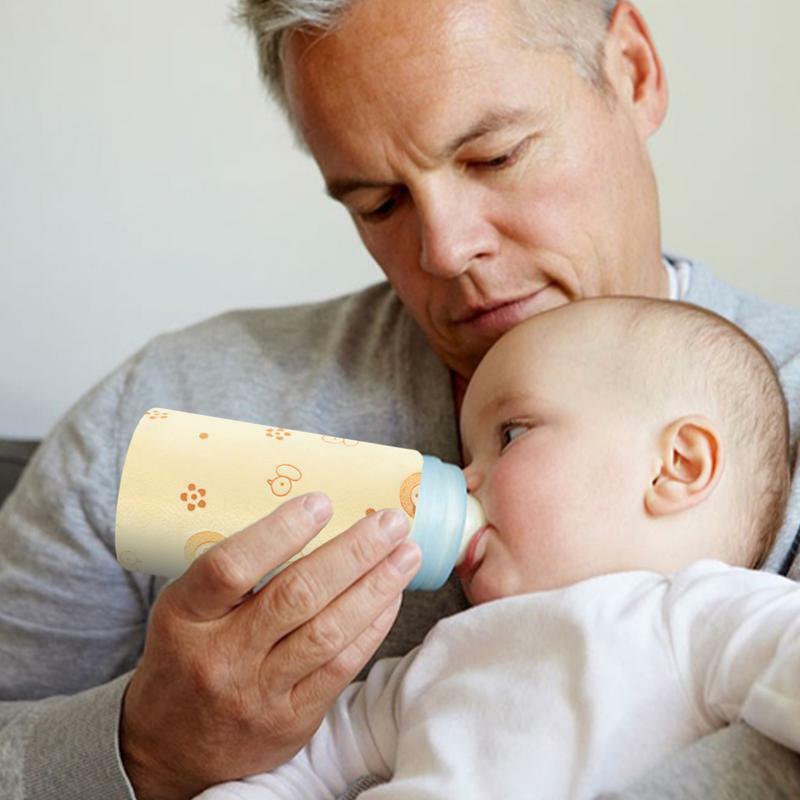 Przenośny podgrzewacz do mleka podgrzewacz do mleka USB przenośny osłona izolacyjna szybkie nagrzewanie rękaw podróżny butelka do pielęgnacji urządzenie utrzymujące ciepło mleko dla niemowląt