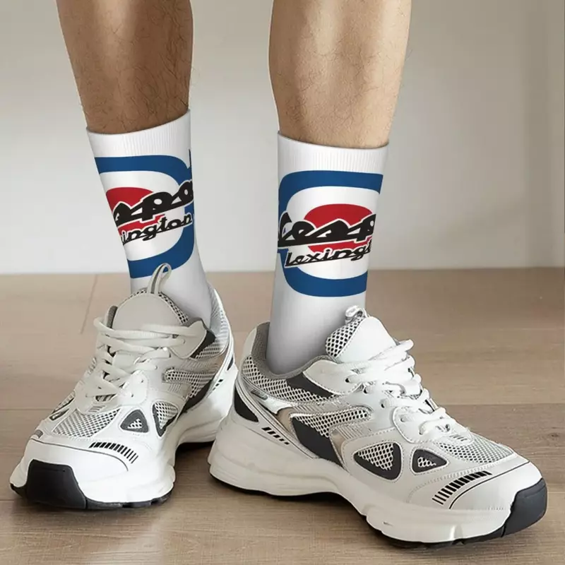 Vespa Logo Socken Harajuku super weiche Strümpfe ganzjährig lange Socken Zubehör für Männer Frau Geschenke