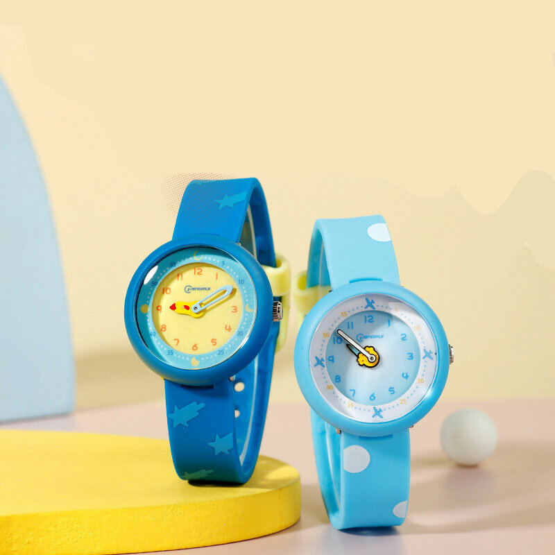 Reloj Digital de silicona suave con dibujos animados para niños y niñas, cronógrafo de cuarzo resistente al agua, colorido, regalo de Navidad, novedad