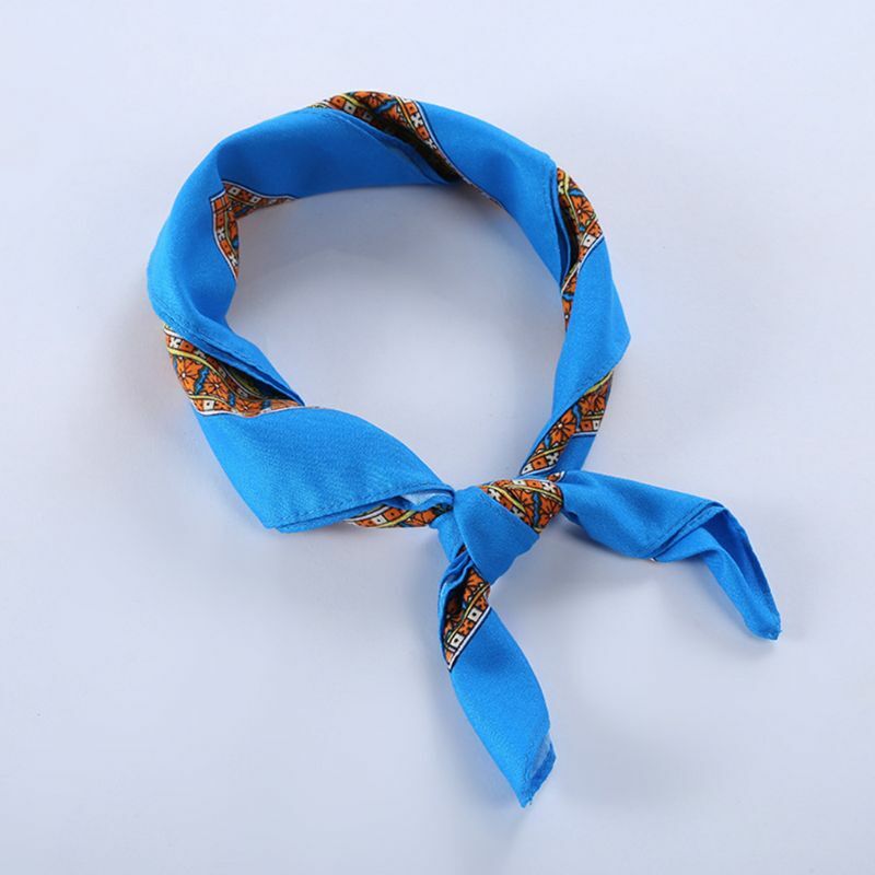 Бандана многофункциональная из хлопка в стиле хип-хоп, квадратный шарф, цветная повязка на голову с пейсли принтом