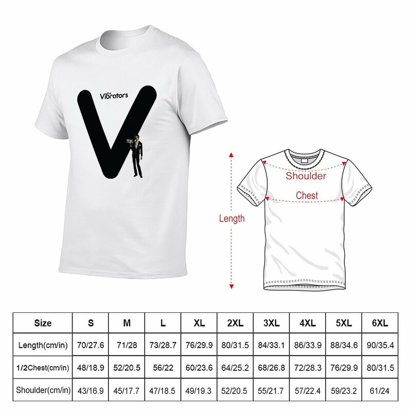 Men's The Vibrators Animal Print Shirt, Camisetas extragrandes, Boys Tees, Novo