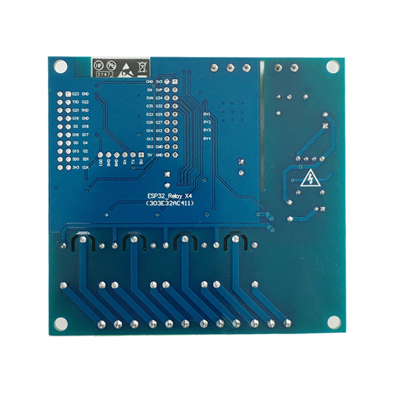 AC/DC Power Supply ESP32 WiFi Bluetooth BLE 4-way Relay Module ESP32-WROOM Development Board