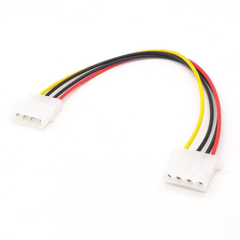 1szt IDE 4-pinowe złącze żeńskie Molex na 4-pinowe żeńskie złącze zasilania IDE 4-pinowy kabel żeński na żeński 30cm