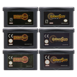 Игровой картридж Golden Sun серии GBA, 32-битная игровая консоль, карта Golden Sun The Lost Age для GBA NDS