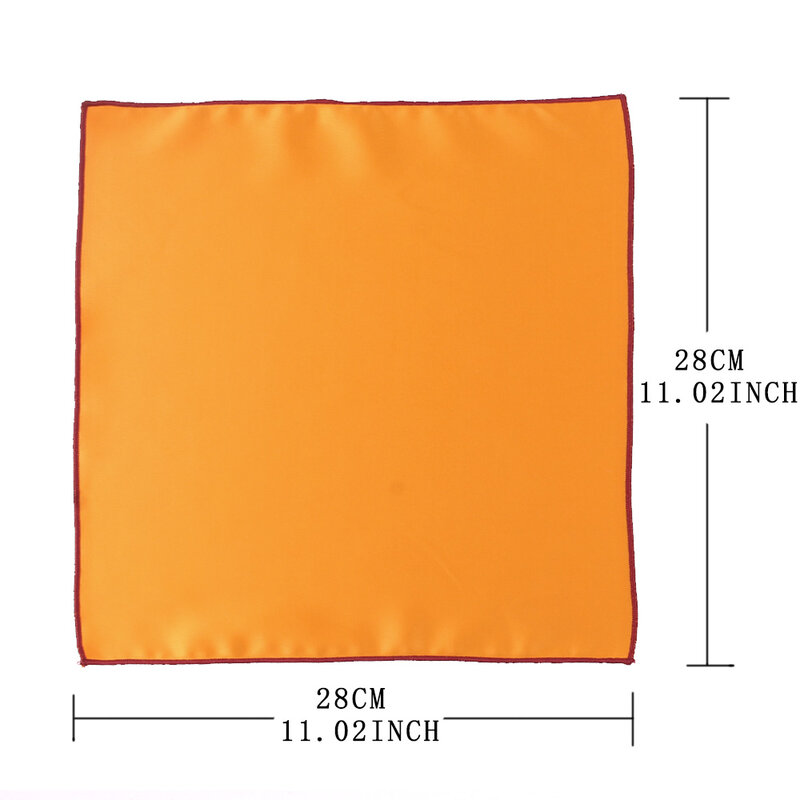 Satin Solid Pocket Square For Men Women Multi color Kerchief Men's Handkerchiefs Wedding Square Handkerchief Towels Scarves