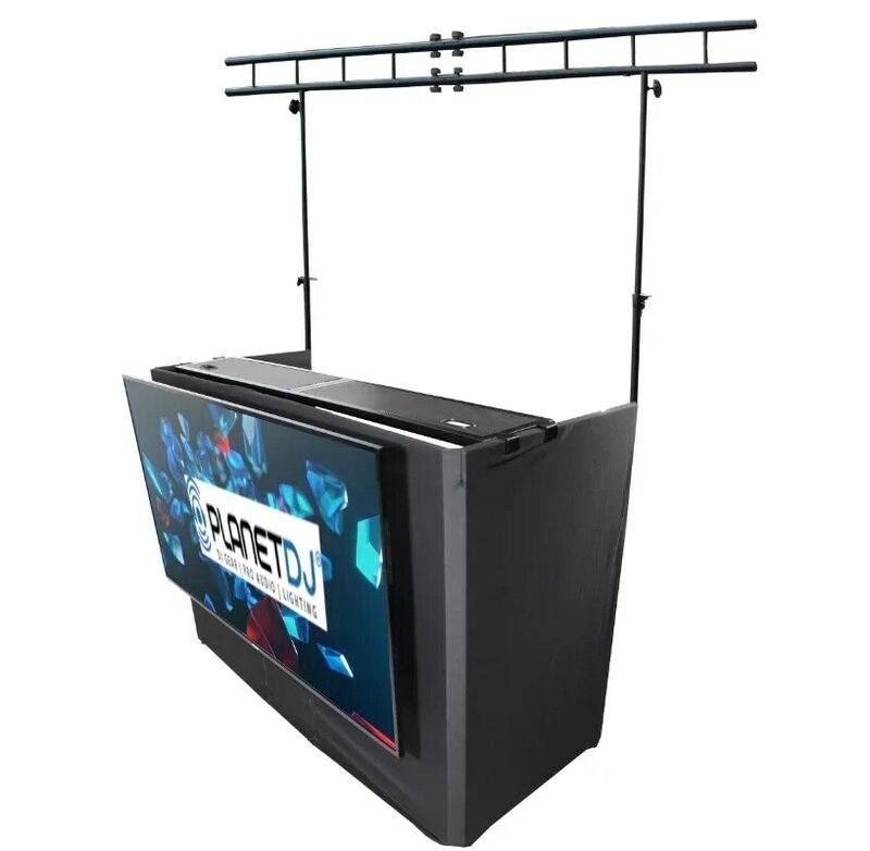 (Nowa zniżka) ProX XF-MESA MEDIA DJ fasadowa stacja robocza z pakietem kratownicowym