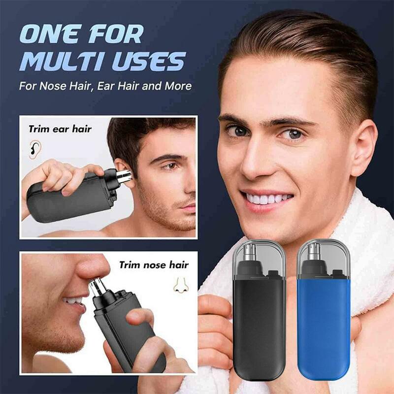 Portable Nose Hair Trimmer, Rechargeable Nose Hair Trimmer, Beard And Nose Hair Trimmer For Men Painless Nose Hair Trimmer X2y9