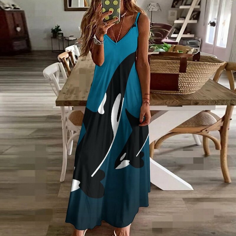 MOTHER AND CHILD BLACK - ORCA Sleeveless Dress clothing women summer 2023 prom dress 2023 ladies dresses for special occasions