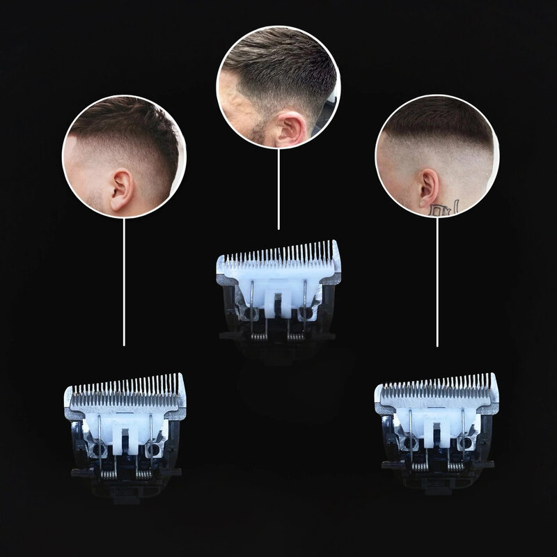 Chuyên Nghiệp Tóc Gốm Titan Lưỡi Tông Đơ Cắt Tóc Màn Hình LCD Hiển Thị Công Suất Mạnh Salon Tóc Cắt Tóc Dành Cho Nam