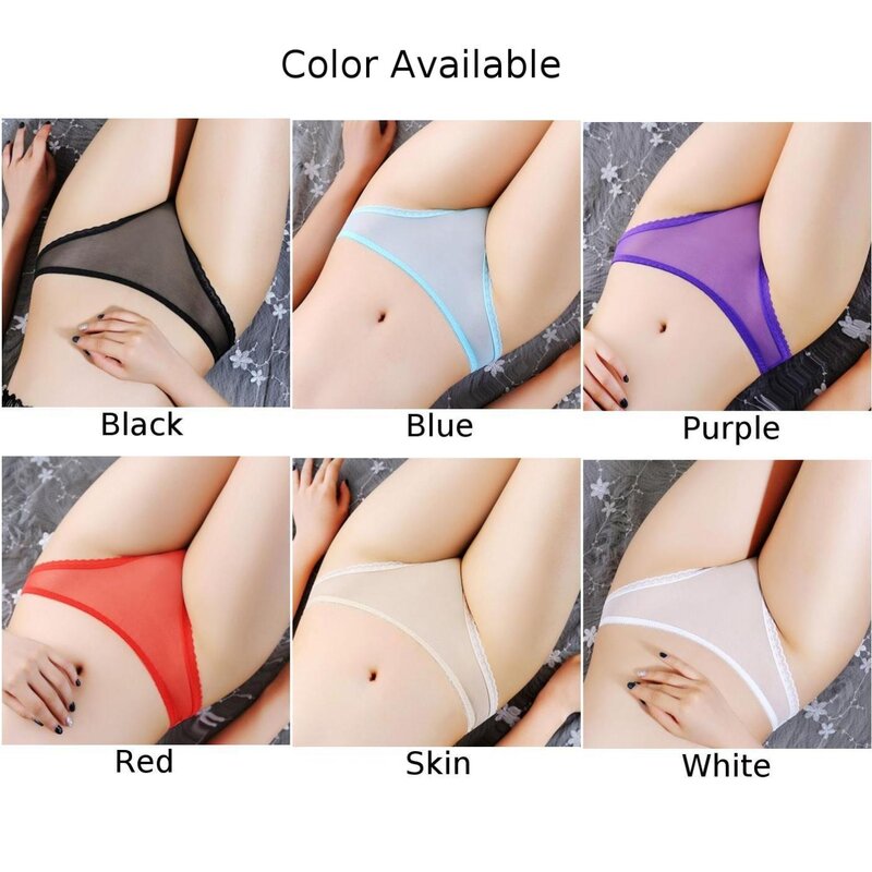 Sexy G-string Thong Vrouwen Transparant See-Through Slipje Knickers Lage Taille T-back Onderbroek Naadloze Erotische Lingerie