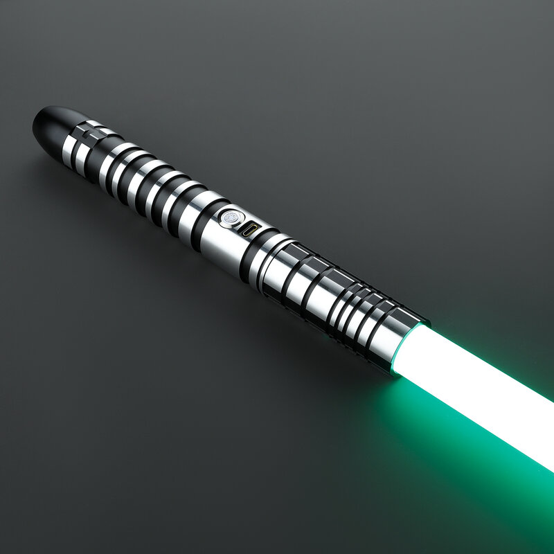 Lightsaber NeoPixel ดาบเลเซอร์ Jedi ด้ามโลหะการดวลที่สำคัญราบรื่นไม่สิ้นสุดการเปลี่ยนเสียงกระบี่แสง ltg