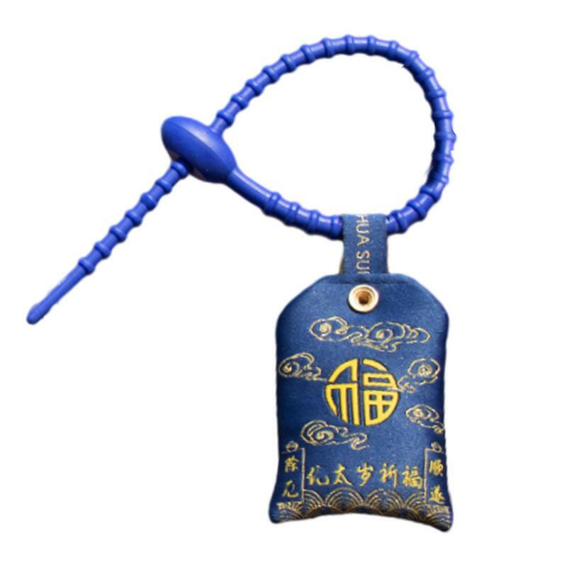 Amuleto de año del dragón, bolsita con correa perfumada, símbolo de paz, 2024