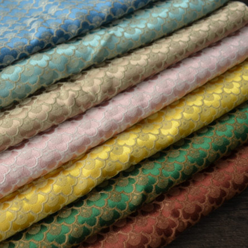 Маленькая Цветущая Слива 3D жаккардовая ткань рельефная текстура вышивка китайский стиль Чонсам занавеска одежда сделай сам материал для шитья