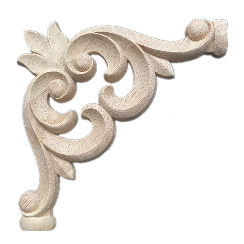 나무 아플리케 조각 유럽 데칼 장미 패치, 15cm, 가구 문 빈티지 홈 웨딩 장식 액세서리 장식