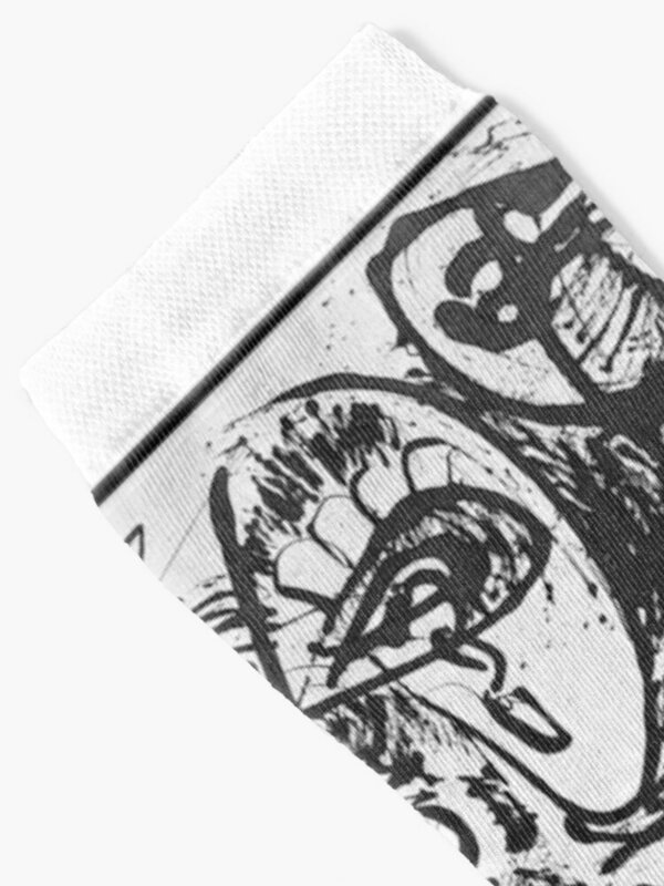 Chaussettes de compression Anime pour hommes et femmes, Jackson Pollock, Last Yourself, Designer, Été
