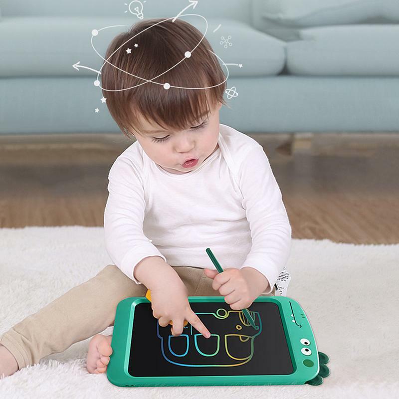 Tablet graficzny LCD dla dzieci 10 cali kolorowa Tablet graficzny podkładka Doodle z funkcją blokady zabawki przedszkolne malucha