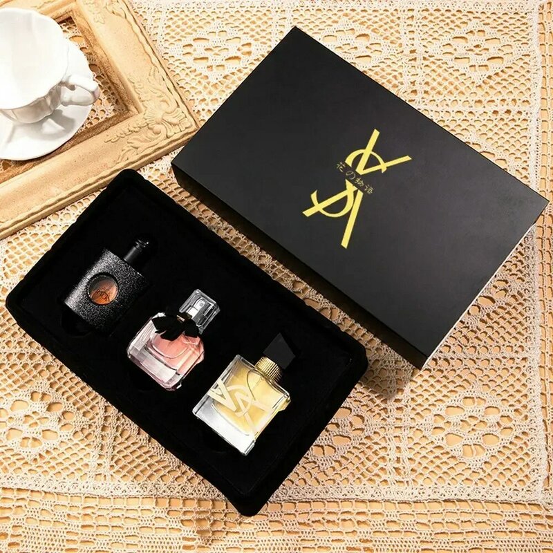 Oryginalne wysokiej jakości zapachowe Eau pudełko upominkowe trzyczęściowy zestaw świeży trwały zmywanie Unisex zapach olejków eterycznych dezodorant