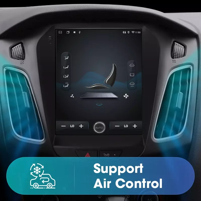 Srnubi-Leitor multimídia para carros, Carplay, rádio, GPS, auto estéreo, DVD, Android 12, 9.7 ", Ford Focus 3 Mk 3 2011 2012-2019