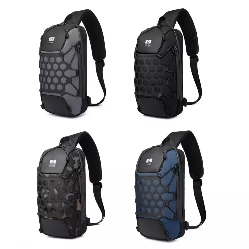 New Multifunctional Pocket Sports Korean Chest Bag Outdoor Large-capacity Male Chest Bag  One-shoulder Messenger Bag