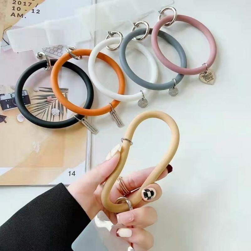 Phone Anti-lost Ring Anti-fall Universal Phone Protection Silicone Mobile Phone Cover Hanging Bracelet Phone Accessories