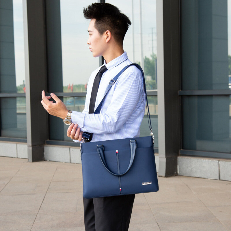 New Fashion Briefcase Oxford Water Proof Unisex Handbag Causal Man' Shoulder Cross Body Bag Laptop Message Bag Travel Bag