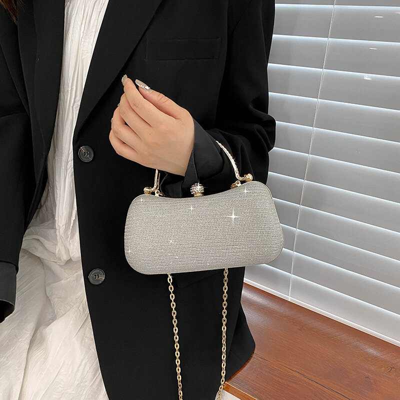 Tas selempang bahu PVC kecil lucu untuk wanita tas tangan perjalanan pesta malam mewah potongan 2023 tas tangan dan dompet wanita