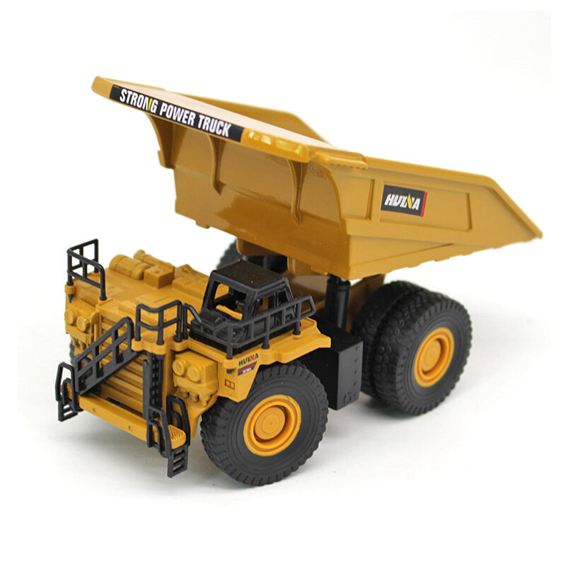 Camión volquete de fundición a presión, modelo de aleación, cargador de transporte de mina, vehículo de construcción, juguete de Metal B205