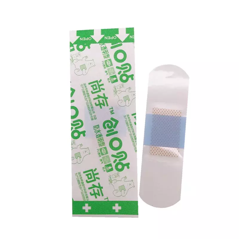 160 Stks/partij Waterdichte Transparante Gebogen Patches Strips Tape Plakpleister Wonddressing Genezende Bandage Eerste Band Hulpmiddelen