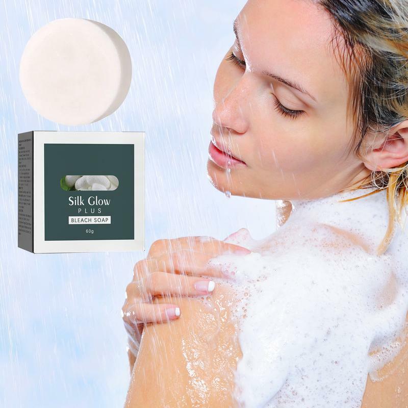 Haut aufhellende Seife Peeling Seife Riegel Körper reiniger feuchtigkeit spendende Bio-Seife mit aufhellen der und feuchtigkeit spendender Haut