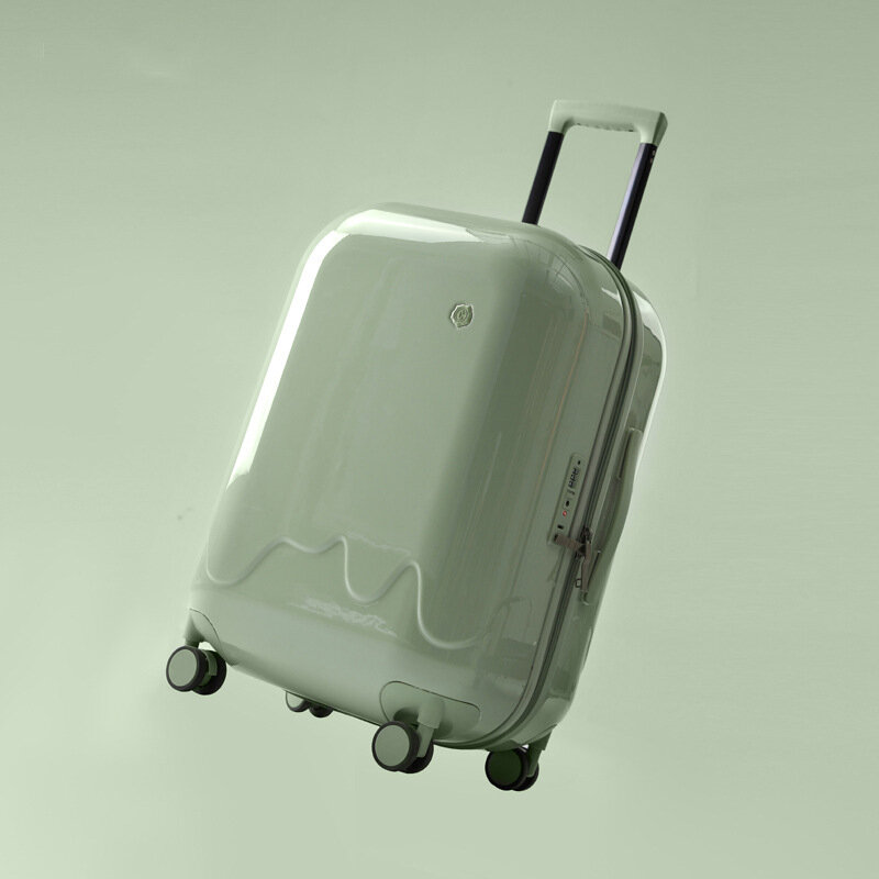 Multifunktion koffer schöne Handgepäck 20-24-28 "Zoll Reisekoffer mit Rädern Schallschutz rad