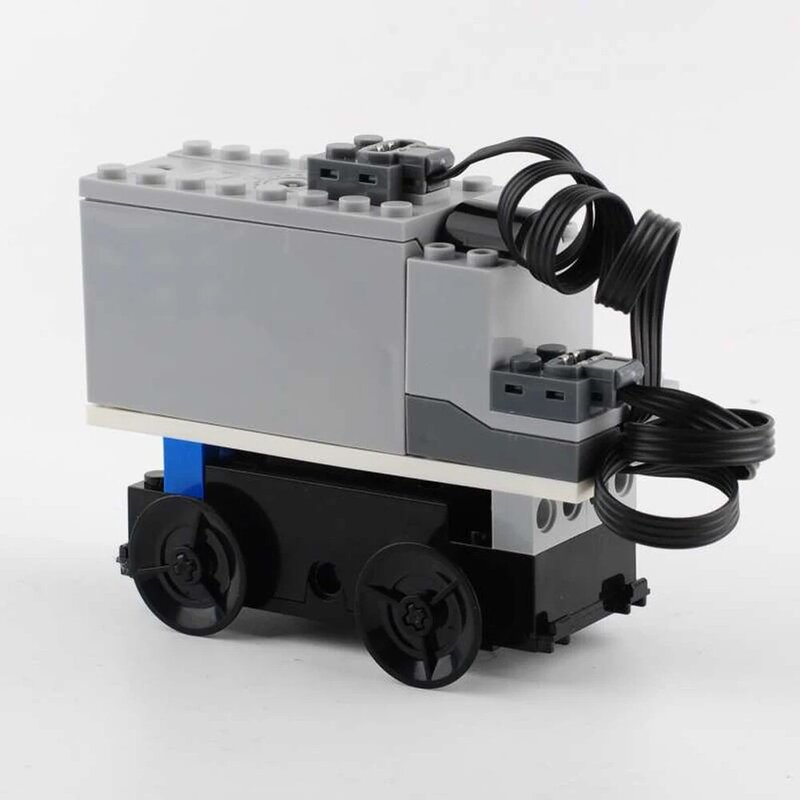 Kit de blocs de construction de moteur de Train MOC, haute technologie, Kit de briques, boîte à piles AAA, vitesse IR, télécommande, fonctions électriques 88002 88000