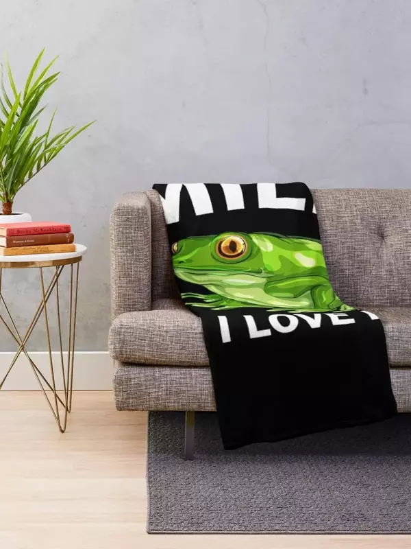 Мужские лягушки i love, накидка на бампер, подвижное мягкое искусственное одеяло для декоративного дивана