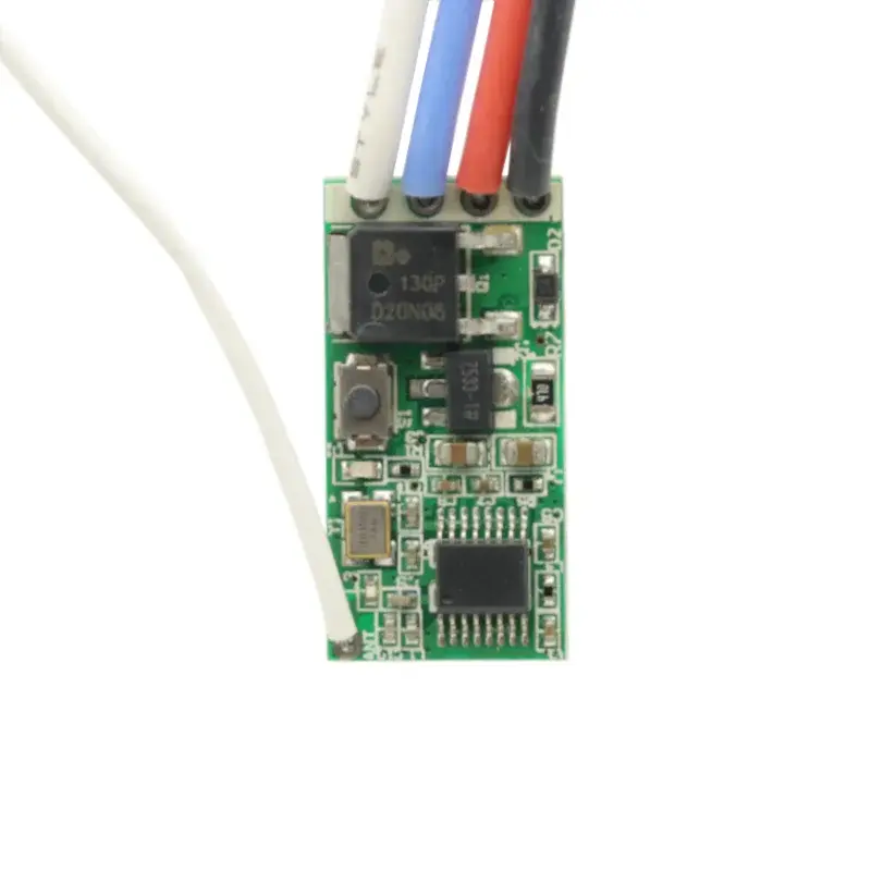 Interruptor de controle remoto sem fio universal, RF Relé Receptor, Micro Módulo Board, Arduino Board, 3.6V-24V, 433 Mhz, 1CH