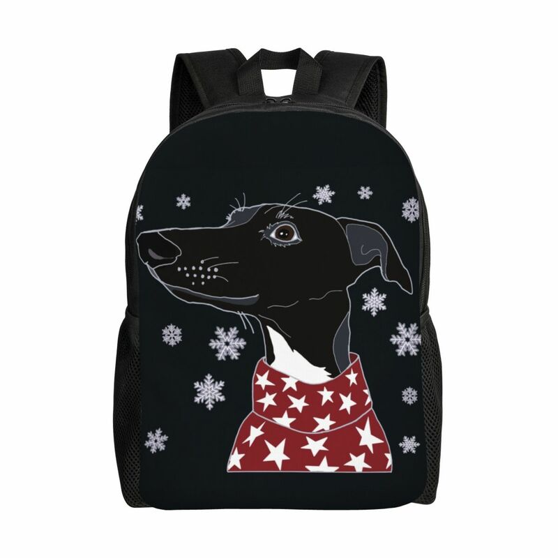 Snooty Backpacks for Women Men Water Resistant College School Greyhound Whippet Dog Bag Print Bookbags Large Capacity Backpack