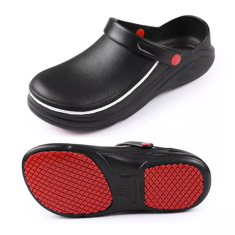 2024 Hotel Kitchen Clogs Non-slip Waterproof Oil-proof Work Shoes Breathable Resistant Kitchen Chef Shoes Zapatos Para Mujeres