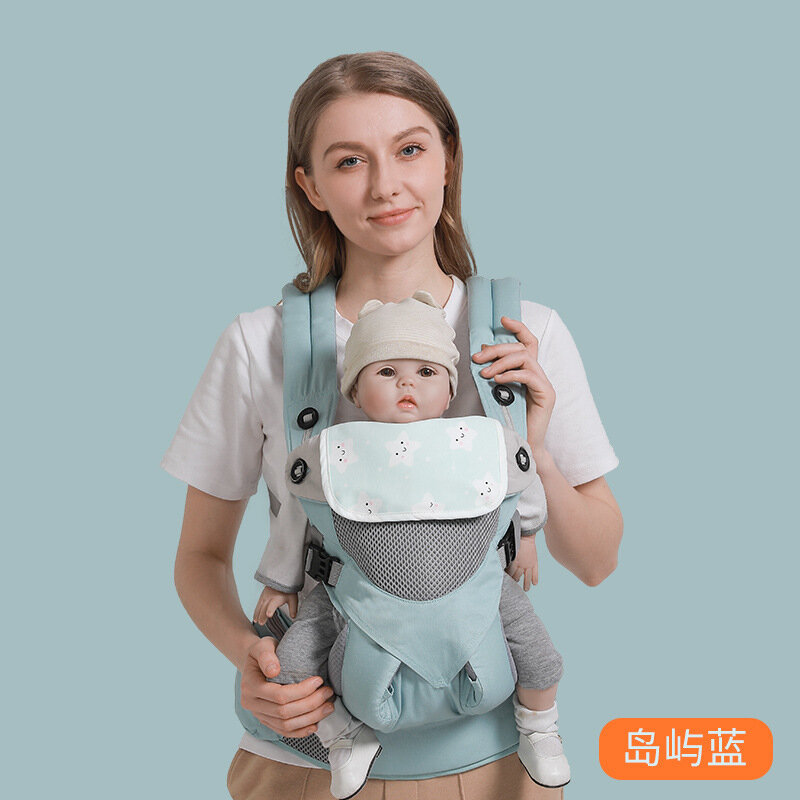 Sangle de transport pour bébé, banc de taille, outil de transport pour bébé avec lingette buccale